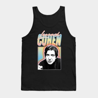 Leonard Cohen Retro Fan Gift Design Tank Top